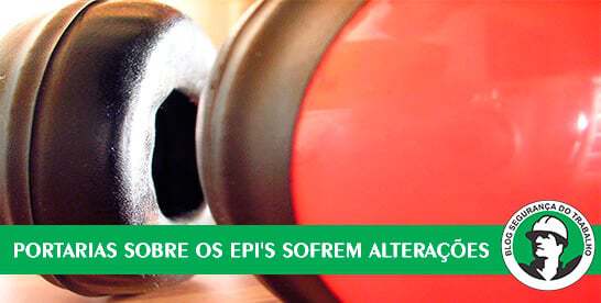 Portarias sobre os EPI's sofrem alterações